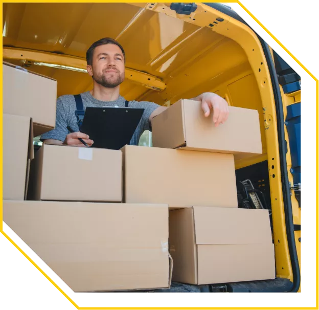 mover holding boxes